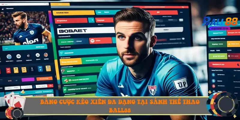 Bảng cược kèo xiên đa dạng tại sảnh thể thao Ball88