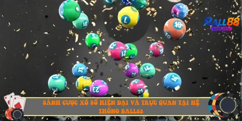 Sảnh cược xổ số hiện đại và trực quan tại hệ thống Ball88