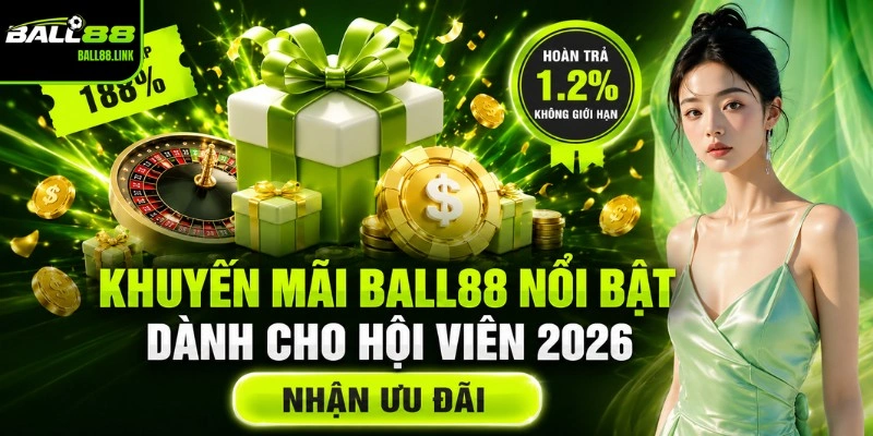 Khuyến mãi BALL88 nổi bật dành cho hội viên 2026